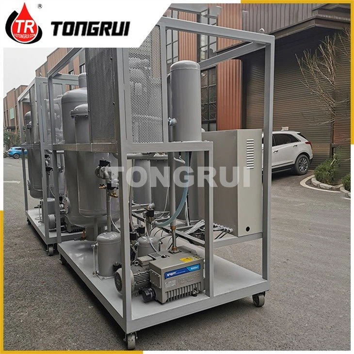 mobile waste oil refinery plant